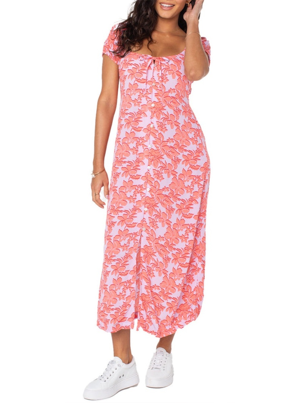 Roxy Women's Shelley Coast Midi Dress Size Small